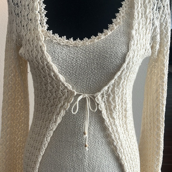 Wandering sage cream maxi dress 2 piece set. - Picture 3 of 7